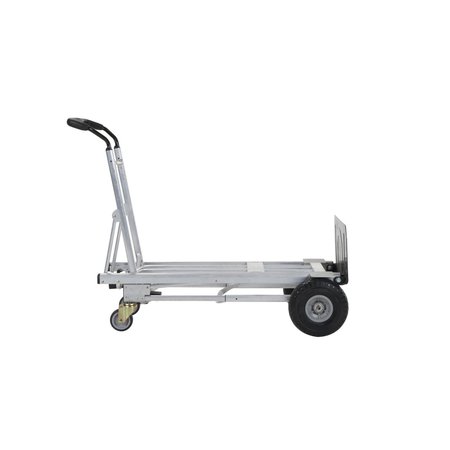 Cosco 4-in-1 Folding Series: Hand Truck/ Assisted Hand Truck/ Cart/ Platform Cart with Flat-Free Wheels 12323ASB1E